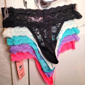 NEW | JUICY COUTURE No Panty Lines Thongs 5 Pack